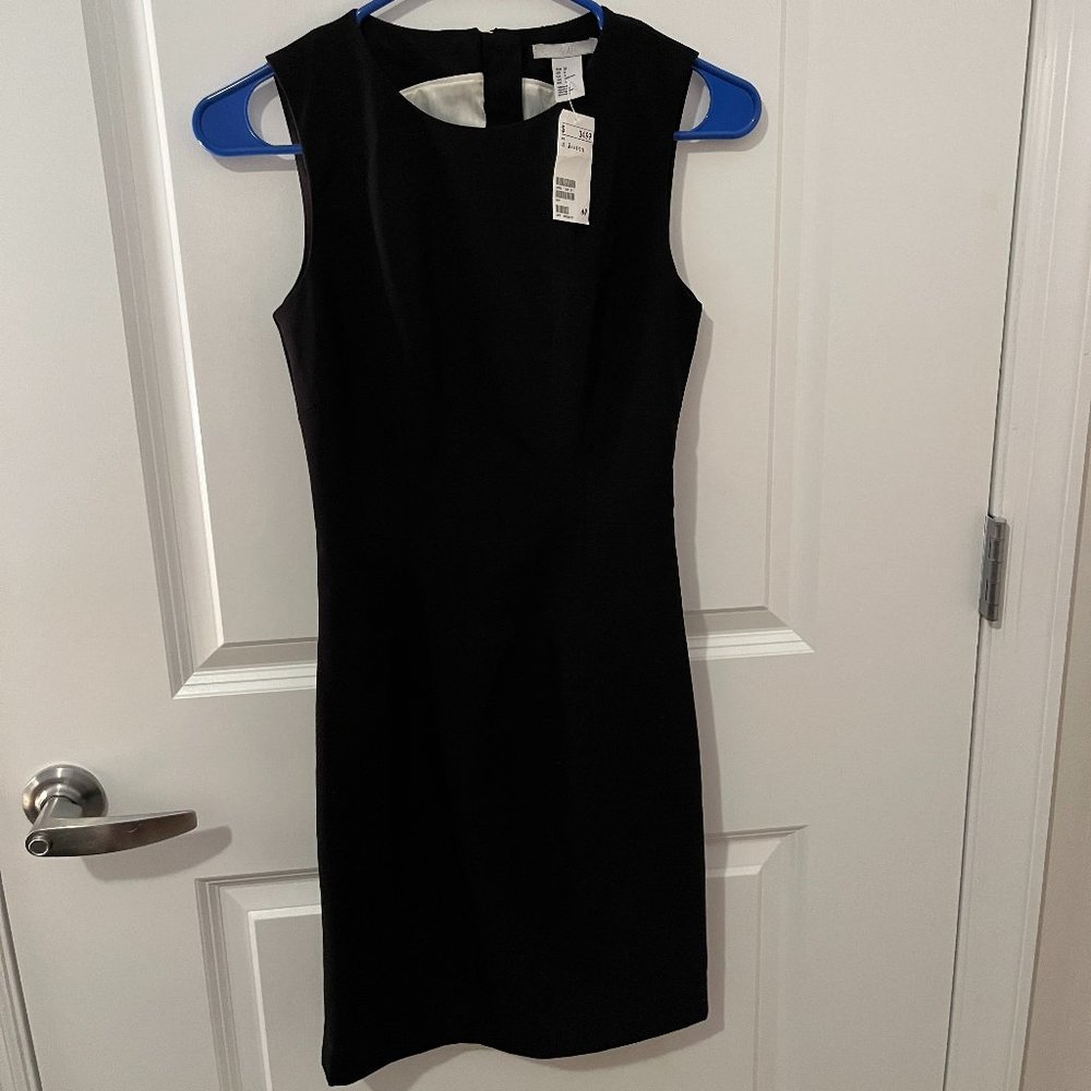 Women's H&M Black Fitted Business/Wedding Dress Size 2